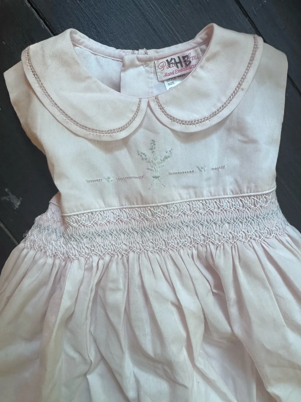 Smocked and Embroidered dress